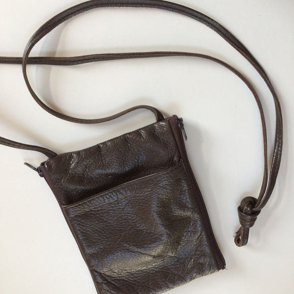 Vintage Heacock Deerskin Leather Crossbody Bag - Picture 6 of 6